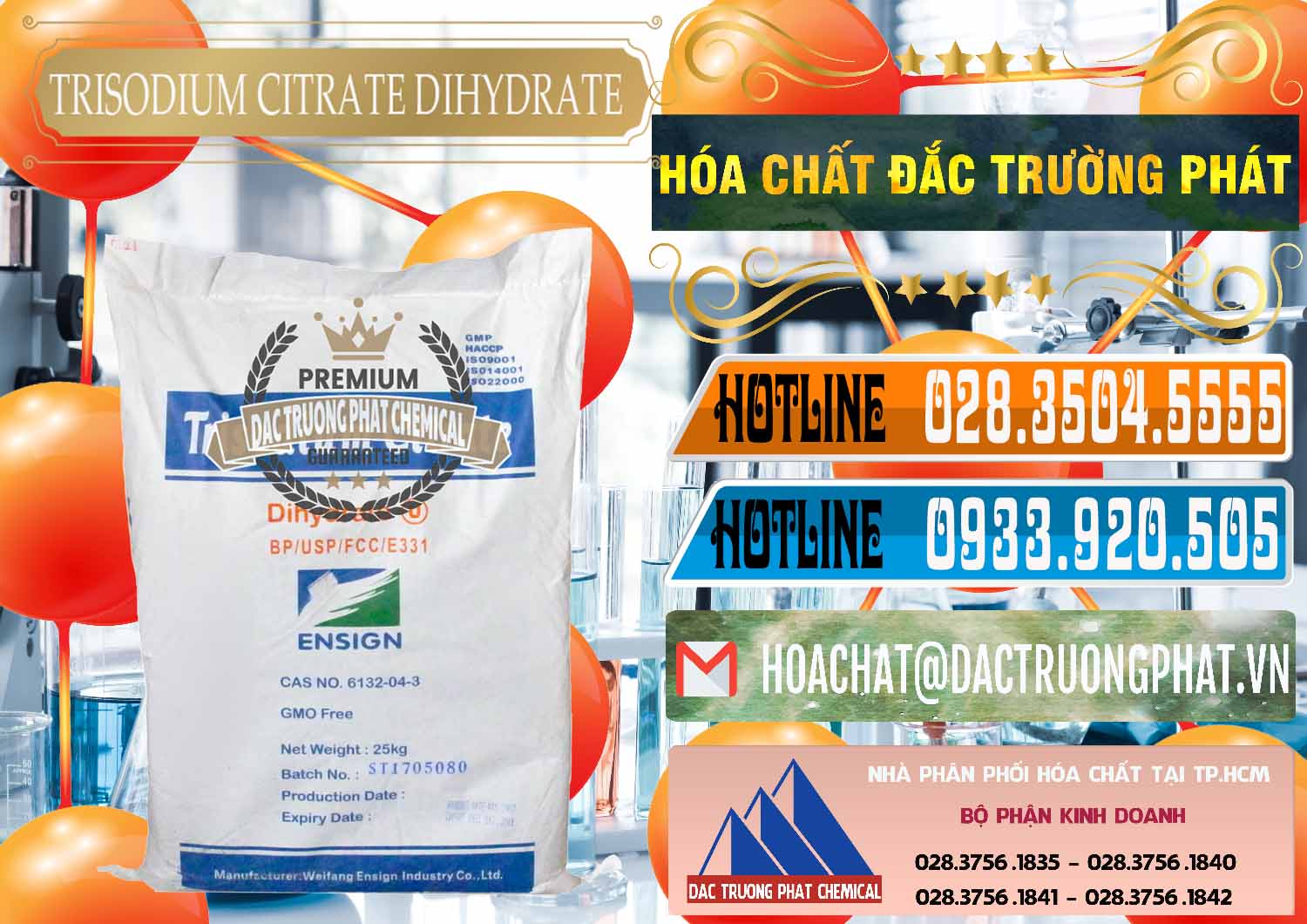 Phân phối - bán Trisodium Citrate Dihydrate - Na3C6H5O7 Weifang Trung Quốc China - 0324 - Nơi cung ứng ( phân phối ) hóa chất tại TP.HCM - stmp.net