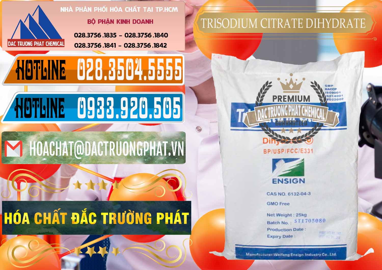 Đơn vị cung cấp _ bán Trisodium Citrate Dihydrate - Na3C6H5O7 Weifang Trung Quốc China - 0324 - Cty chuyên bán và cung cấp hóa chất tại TP.HCM - stmp.net