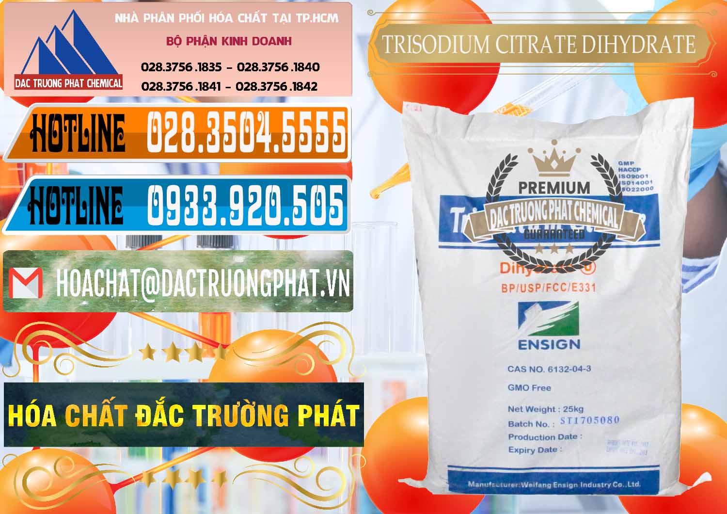 Đơn vị bán và cung ứng Trisodium Citrate Dihydrate - Na3C6H5O7 Weifang Trung Quốc China - 0324 - Kinh doanh - cung cấp hóa chất tại TP.HCM - stmp.net
