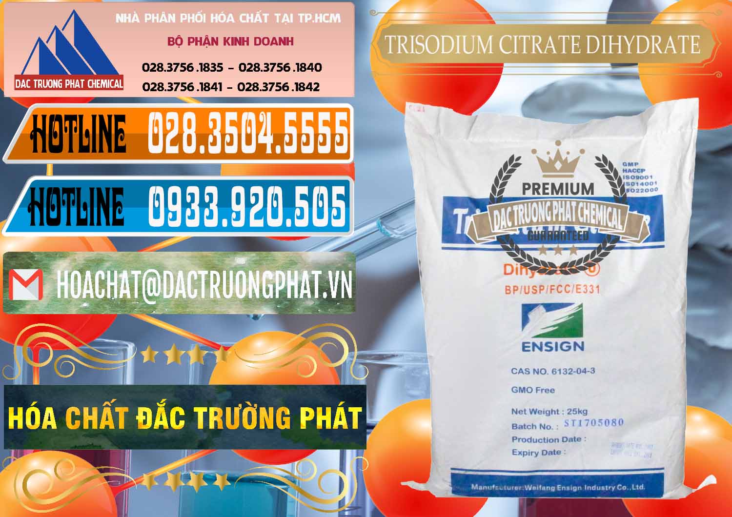 Công ty bán & cung ứng Trisodium Citrate Dihydrate - Na3C6H5O7 Weifang Trung Quốc China - 0324 - Cty chuyên cung cấp & bán hóa chất tại TP.HCM - stmp.net