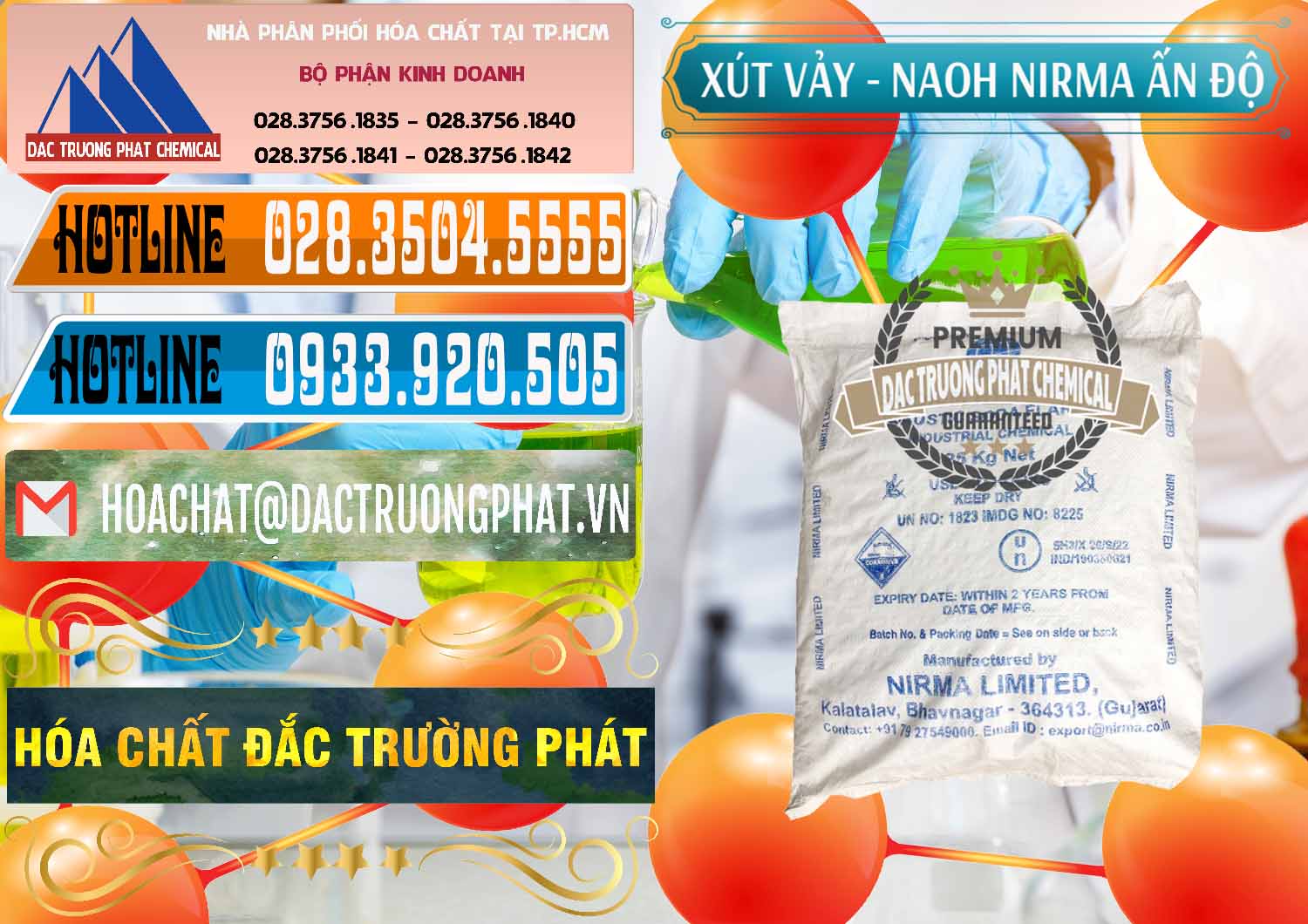 Nơi cung ứng ( bán ) Xút Vảy - NaOH Vảy Nirma Ấn Độ India - 0371 - Nhà phân phối & nhập khẩu hóa chất tại TP.HCM - stmp.net