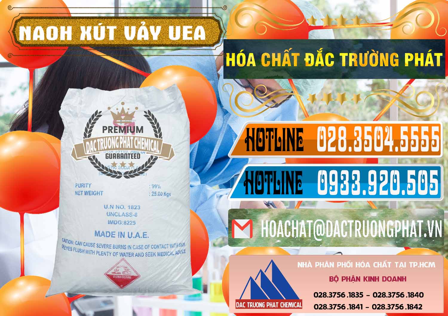 Cty chuyên phân phối ( bán ) Xút Vảy - NaOH Vảy UAE Iran - 0432 - Cty chuyên nhập khẩu ( cung cấp ) hóa chất tại TP.HCM - stmp.net