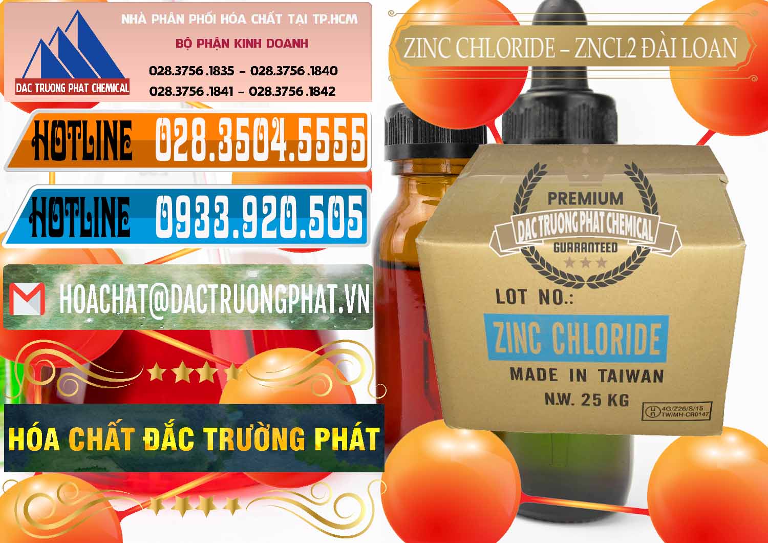 Cty bán & cung ứng Zinc Chloride - ZNCL2 96% Đài Loan Taiwan - 0178 - Chuyên kinh doanh ( phân phối ) hóa chất tại TP.HCM - stmp.net