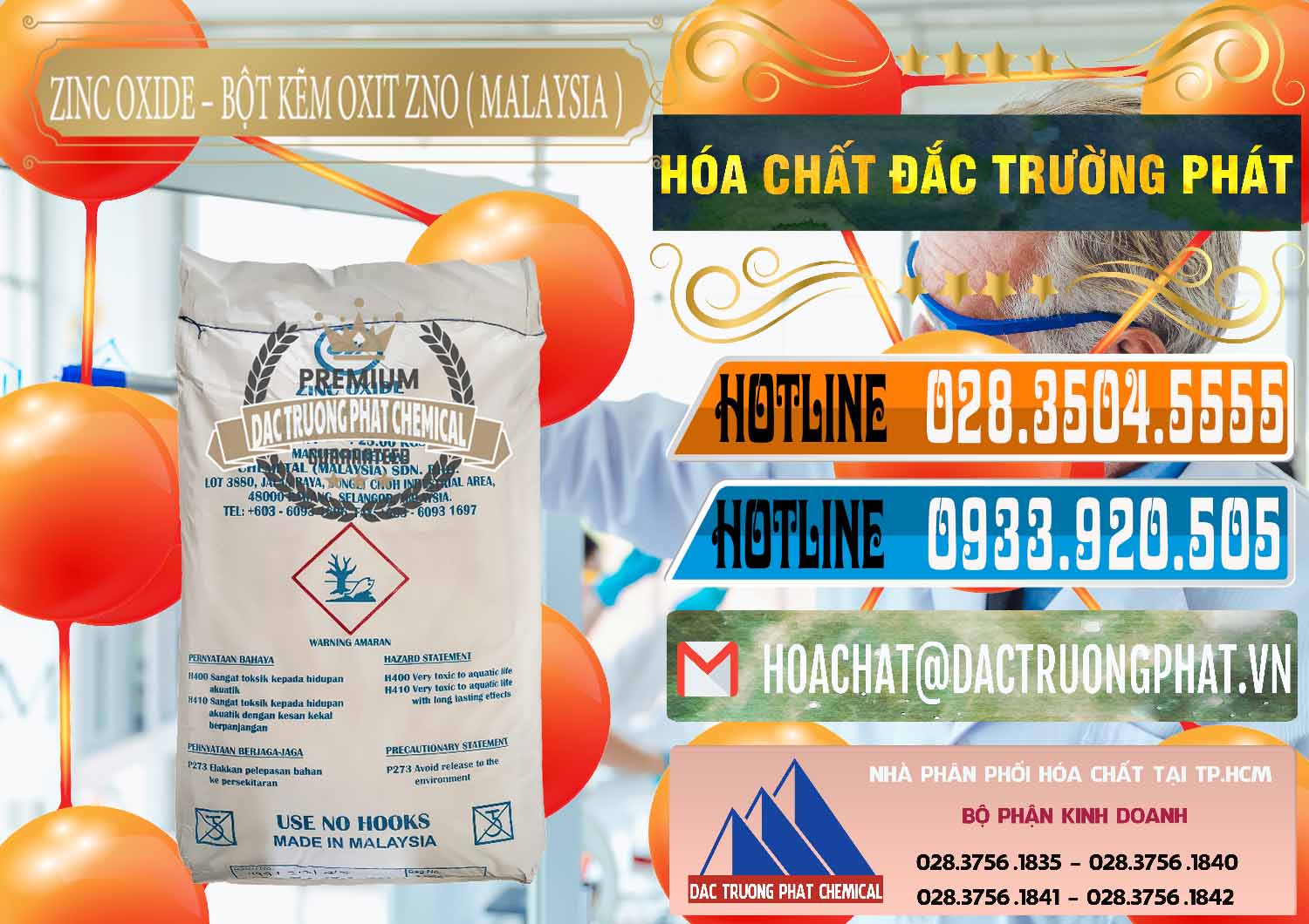 Đơn vị chuyên kinh doanh - bán Zinc Oxide - Bột Kẽm Oxit ZNO Malaysia - 0179 - Nơi chuyên nhập khẩu & cung cấp hóa chất tại TP.HCM - stmp.net