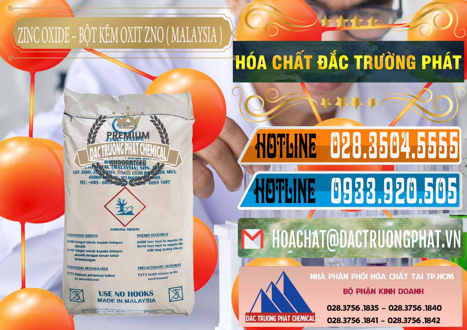 Nơi chuyên phân phối - bán Zinc Oxide - Bột Kẽm Oxit ZNO Malaysia - 0179 - Cung cấp - bán hóa chất tại TP.HCM - stmp.net