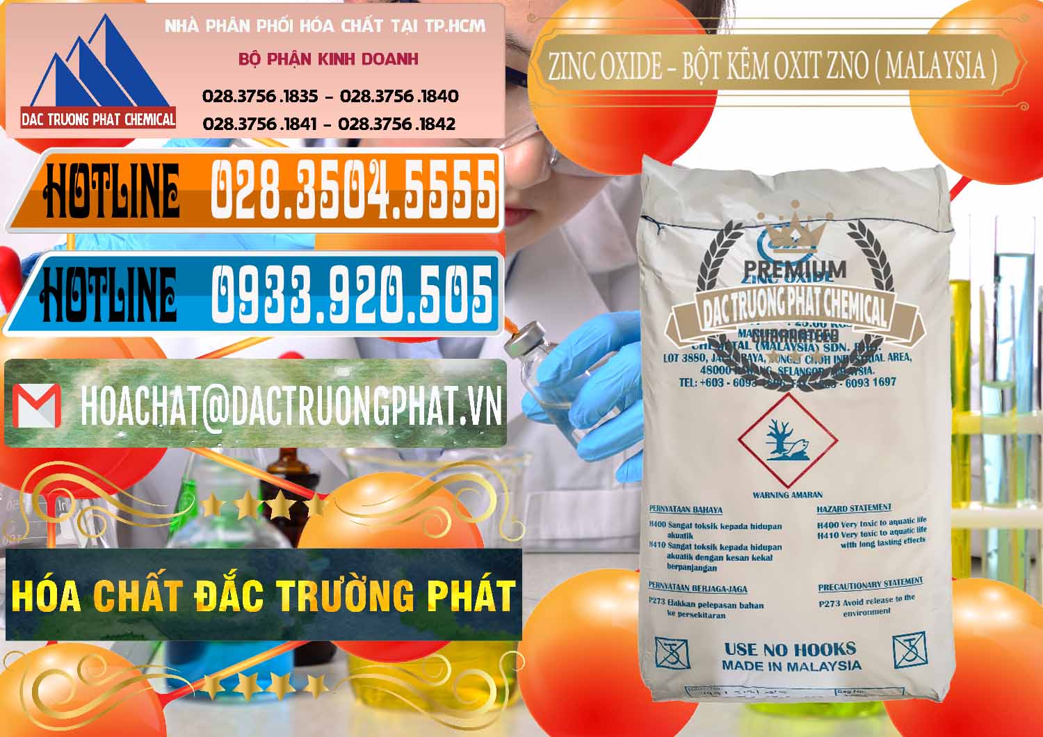 Cung cấp & bán Zinc Oxide - Bột Kẽm Oxit ZNO Malaysia - 0179 - Cty chuyên nhập khẩu và cung cấp hóa chất tại TP.HCM - stmp.net