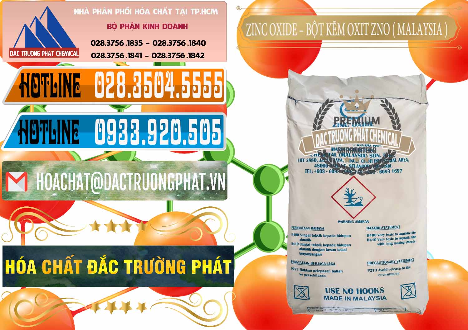 Công ty bán _ phân phối Zinc Oxide - Bột Kẽm Oxit ZNO Malaysia - 0179 - Đơn vị cung cấp _ nhập khẩu hóa chất tại TP.HCM - stmp.net