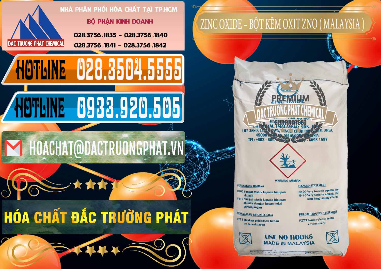 Nơi cung cấp và bán Zinc Oxide - Bột Kẽm Oxit ZNO Malaysia - 0179 - Cty chuyên kinh doanh - phân phối hóa chất tại TP.HCM - stmp.net
