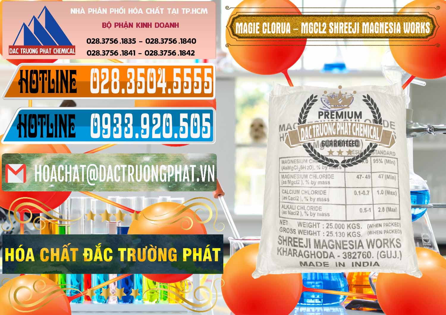 Chuyên cung cấp & bán Magie Clorua – MGCL2 Dạng Vảy Shreeji Magnesia Works Ấn Độ India - 0285 - Đơn vị chuyên phân phối và bán hóa chất tại TP.HCM - stmp.net